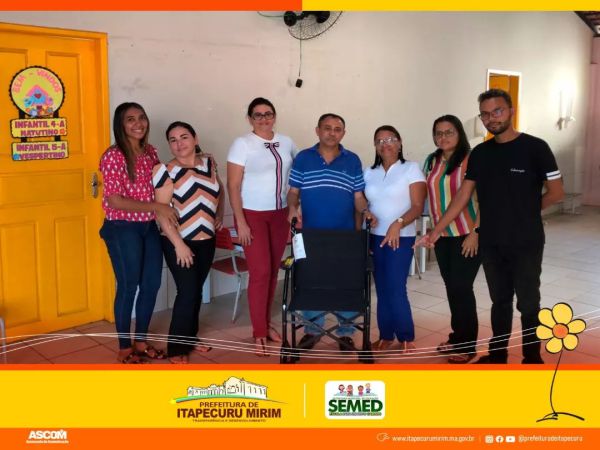 Ação conjunta promove inclusão na UEB Teresa Santos Neves através da doação de cadeira de rodas