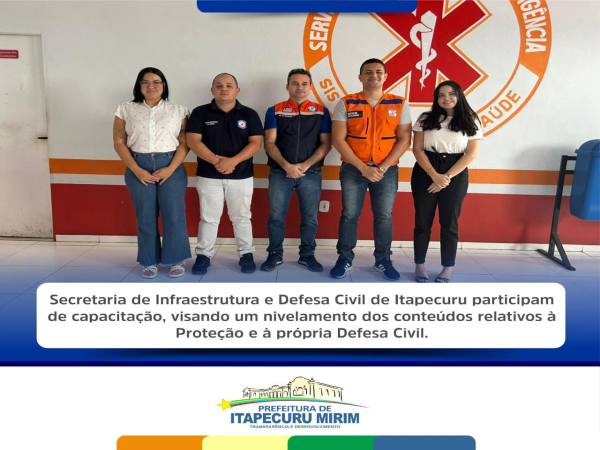Houve a formação de Agentes de Proteção e Defesa Civil, promovida pela Coordenadoria Estadual de Proteção e Defesa Civil